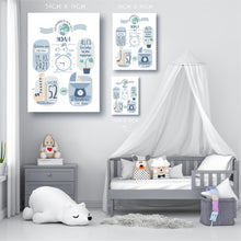 Laden Sie das Bild in den Galerie-Viewer, Geburtstagsanzeige Jungs Typ "Noah"