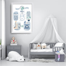 Laden Sie das Bild in den Galerie-Viewer, Geburtstagsanzeige Jungs Typ "Noah"