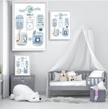 Laden Sie das Bild in den Galerie-Viewer, Geburtstagsanzeige Jungs Typ "Noah"