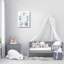 Laden Sie das Bild in den Galerie-Viewer, Geburtstagsanzeige Jungs Typ "Noah"